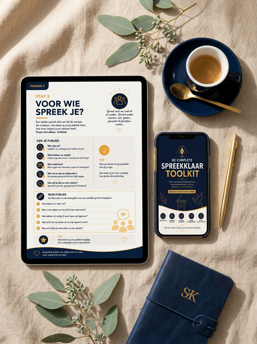 De Spreekklaar Toolkit op tablet en telefoon